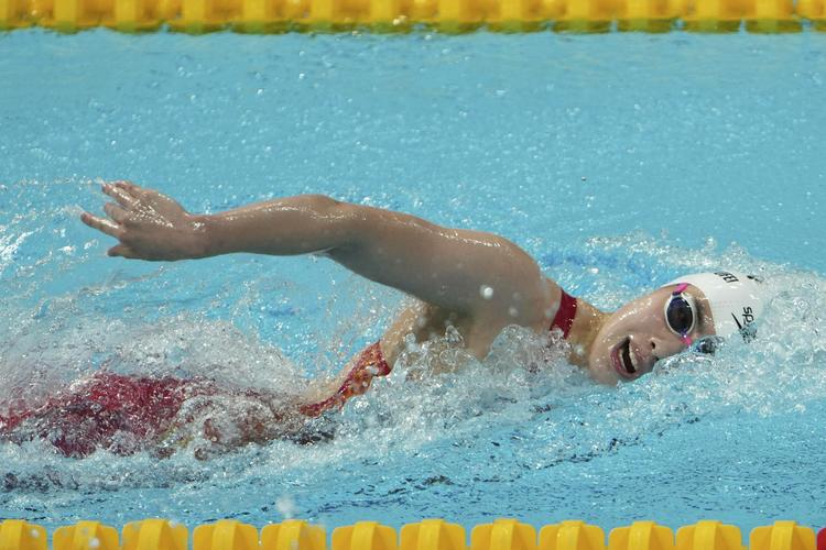 游泳——女子4x100米自由泳接力预赛赛况