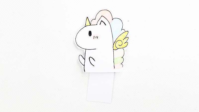 独角兽书签怎么做