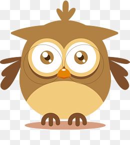 卡通可爱小鹰动物