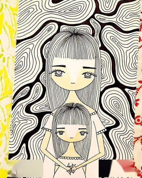 20张人物主题装饰画作品,线条也可以很精彩!