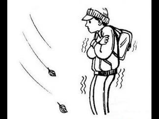 冷得发抖简笔画