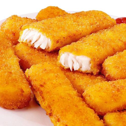 深海鳕鱼排油炸小吃半成品汉堡裹粉雪鱼排西餐鳕鱼片速冻310g - 国丰