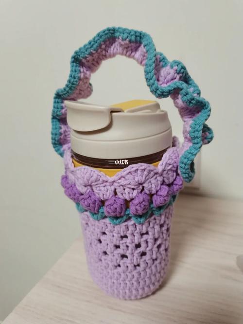 钩针水杯套_钩针_杯子_兴趣爱好_手工