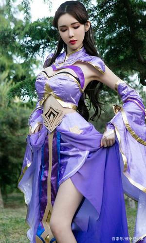 王者荣耀:网红琪琪cosplay紫霞仙子,气质出众,高度
