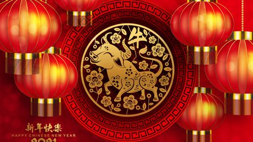 2021牛年封面素材图片-节庆壁纸-高清节庆图片-第3图