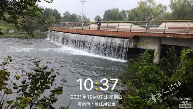 章丘绣江河公园的新"泉眼"原来是这样.