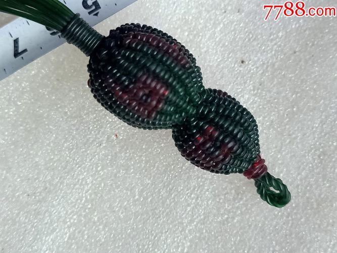 七八十年代手工编织工艺品葫芦,a68*,品相如图
