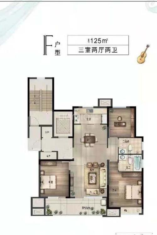 天泰公园壹号--建面 125m