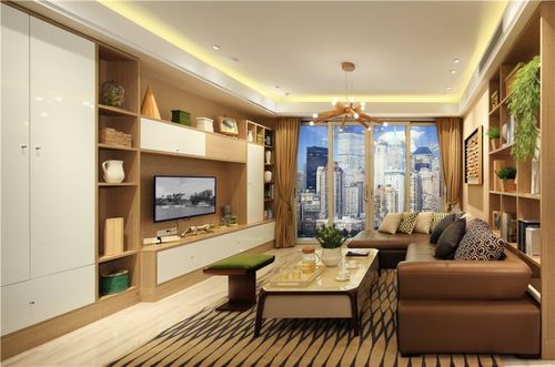 欧派全屋定制图片水立方客厅效果图