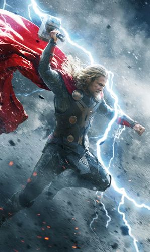 图集:"带着闪电的胖宅男"雷神精美手机壁纸合集