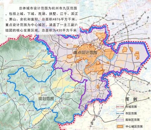 萧山这些地方被列入杭州中心城区范围,将重点设计!
