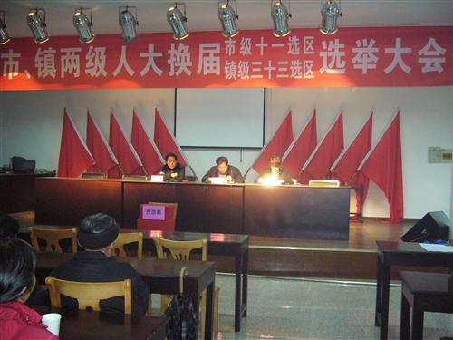 凤凰镇市镇两级人大换届选举大会