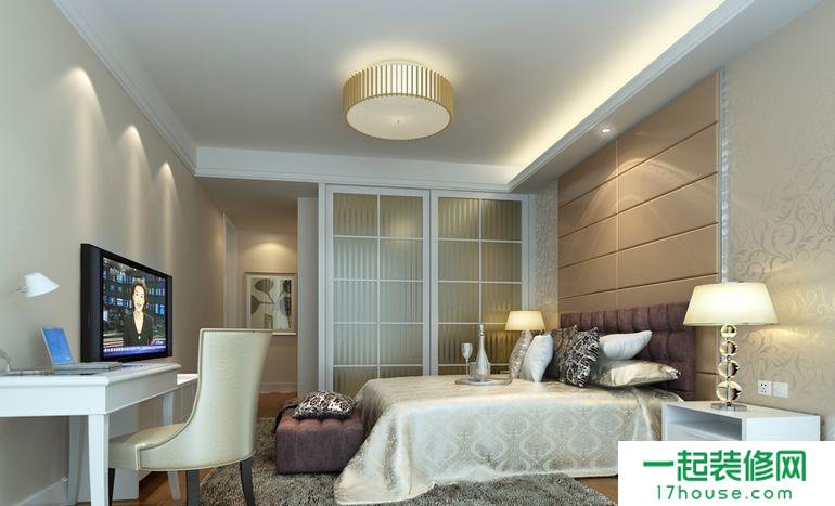 现代简约二居室卧室吊顶装修效果图欣赏