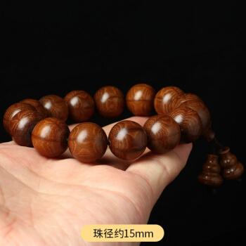 kagulan六道木手串老料文玩女男款降龙木水波纹盘珠佛珠沉水级15mm