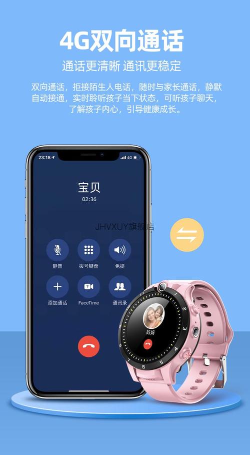 小霸王儿童手表小霸王儿童电话手表视频通话智能4g通儿童实时定位男