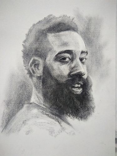 哈登|纯艺术|绘画|蜗牛啃牛骨 - 原创作品 - 站酷 (zcool)