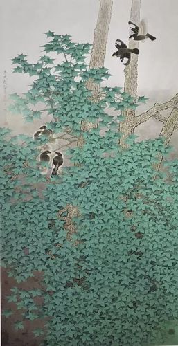 广东美协理事,广东画院特聘画家,广东省文史馆馆员,岭南画派十大名家