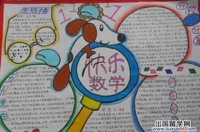 数学手抄报题目