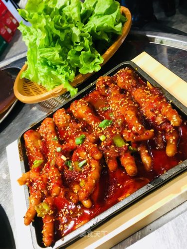 网红火辣辣鸡爪