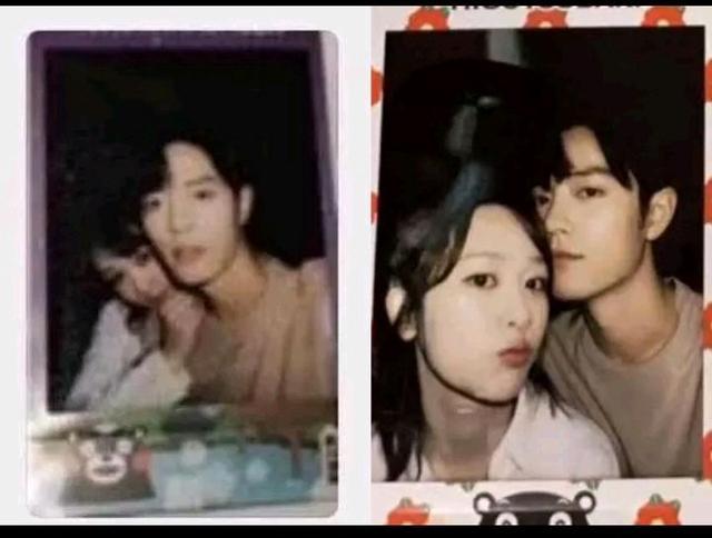 网上曝出肖战亲吻杨紫脸颊照片,网友直呼:太甜蜜了好