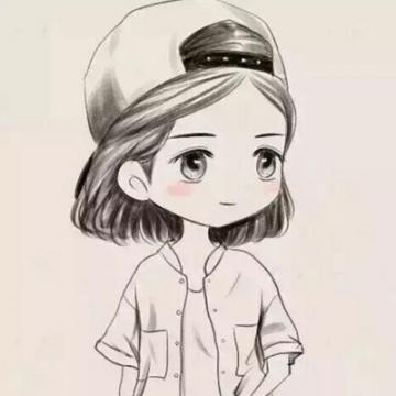 可爱萌萌哒素描头像女生卡通2019道理谁都懂谁也做不到