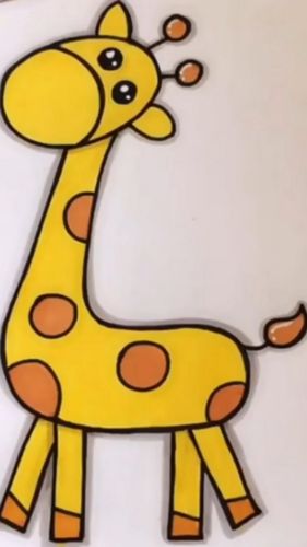 小班数学《长颈鹿的房子》