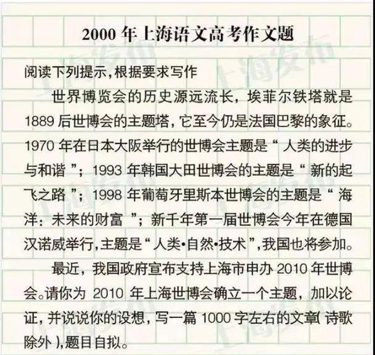 2021高考作文题公布!这些作文题,还记得你写过的
