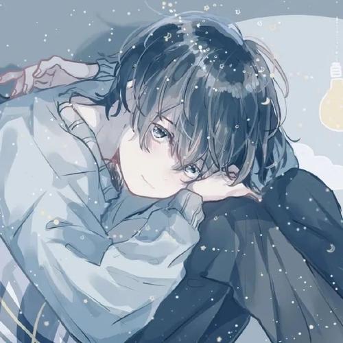 唯美动漫男生头像 盛夏白瓷梅子汤 碎冰碰壁当啷响