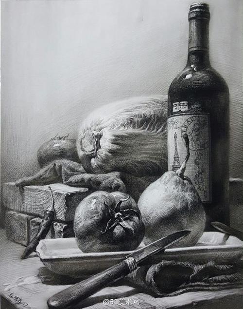 b绘画-素描静物
