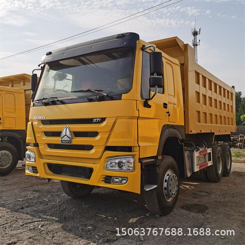 二手豪沃后八轮泥头车 371马力自卸工程卡车 6x4自卸卡车