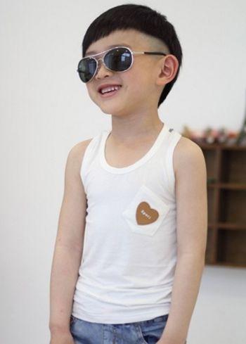 小男生蘑菇头短发发型 小孩蘑菇头发型图片(3)