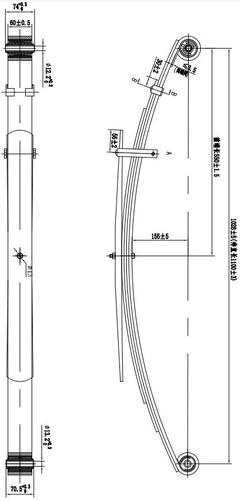 采购信息内容                    技术要求 1,钢板弹簧总成装配后应