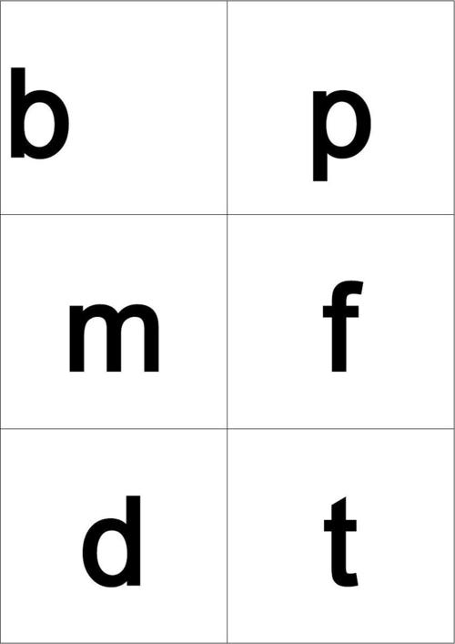 汉语拼音字母卡片--(可打印裁剪)名师制作优质教学资料