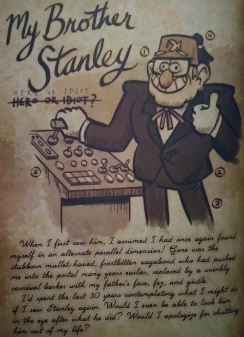 怪诞小镇3号日志翻译-part.33:我回来了.我的兄弟stanley