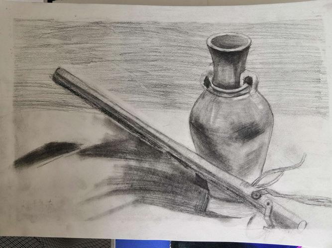 素描静物～瓶瓶罐罐