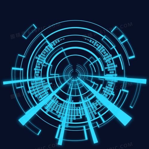 科技未来数字人工智能光圈效果图片免费下载_png素材