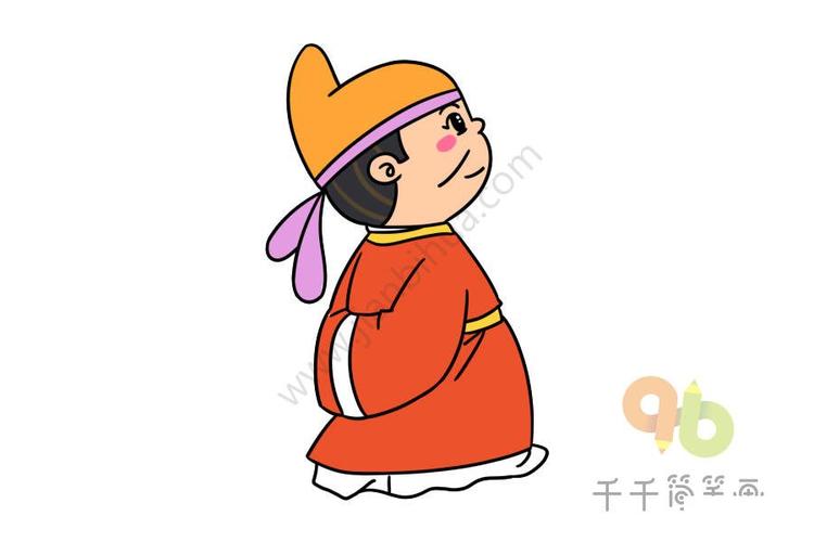 q版古代诗人孟浩然简笔画