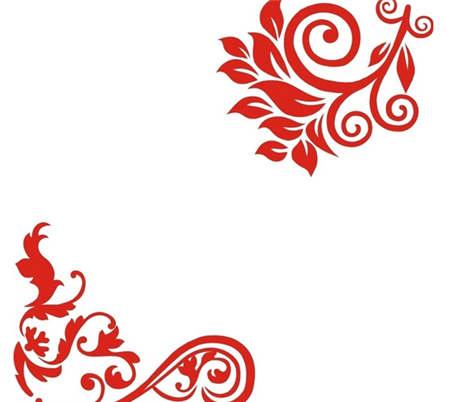 黑板报花边图案