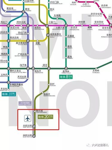 新增的m20线(预测线路)从大兴新机场出发,途经榆垡新航城,魏善庄,孙村