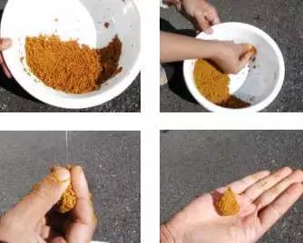 根据饵料大小,不同的搓饵手法和不同的挂钩方式,搓饵又可以演变出多种