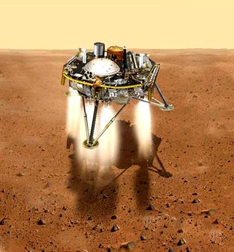 美国火星探测器洞察号已成功登陆火星,平安度过惊心动