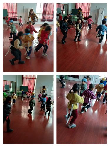 东夏中心幼儿园小二班游戏活动《揪尾巴》