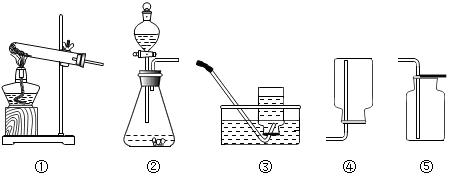 "实验室里采用固体和液体接触反应且不需要加热制备该气体"故选装置②