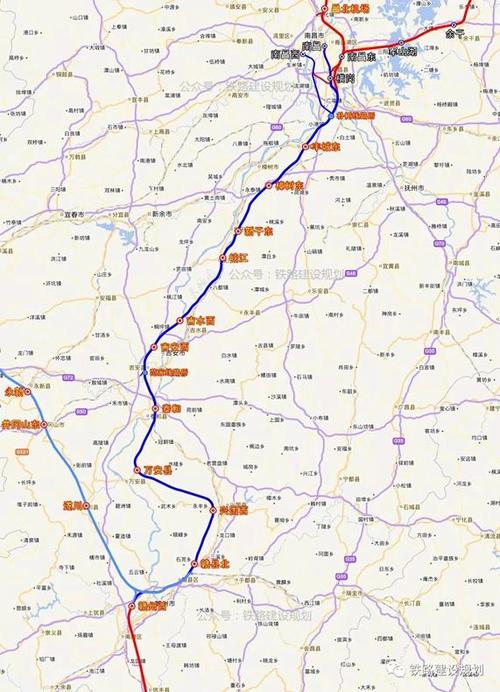 昌赣高铁10月试运行 赣州北站为长赣高铁规划车站