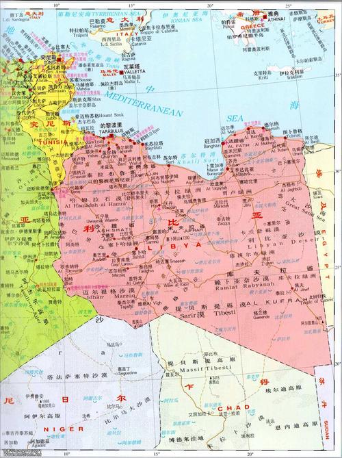 突尼斯地图_地图窝