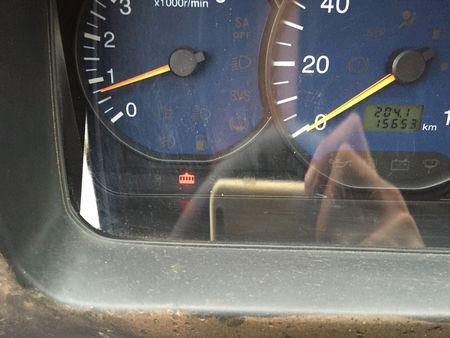 我的江铃顺达今天启动的时候发现一个故障灯亮起来了,求大神告诉我这