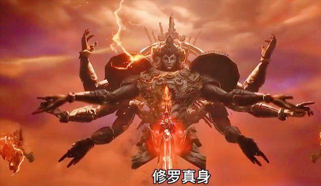 技能加持很霸气,"三舞"完美合体如果说静态的修罗神唐三很妖艳,那会