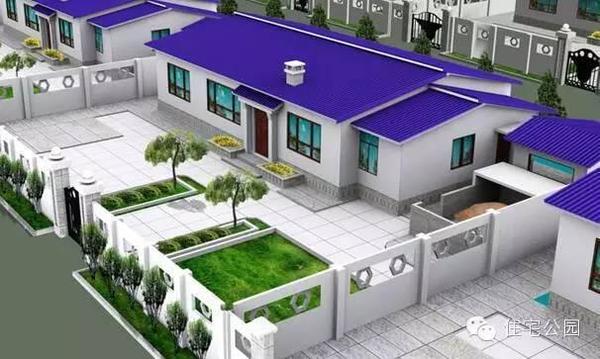 新农村15万自建北方小院,三室一厅一卫带庭院规划