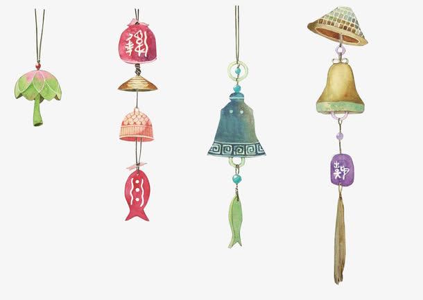 日系风铃免抠素材免费下载_觅元素51yuansu.com
