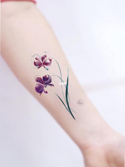 蝴蝶兰_纹身_蝴蝶兰_设计_大悦城_星座